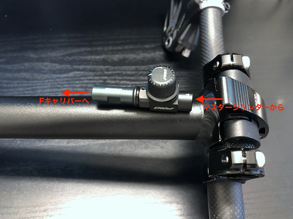 自転車　折りたたみ自転車　ミニベロ　カスタム　パーツ　油圧式ブレーキ　自転車用ABS　自転車用アンチロックブレーキシステム　OUTBRAKER　ABS　取付イメージ