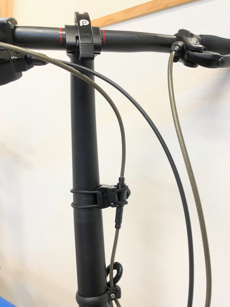 自転車　折りたたみ自転車　ミニベロ　カスタム　パーツ　油圧　ブレーキ　OUTBRAKER　ABS