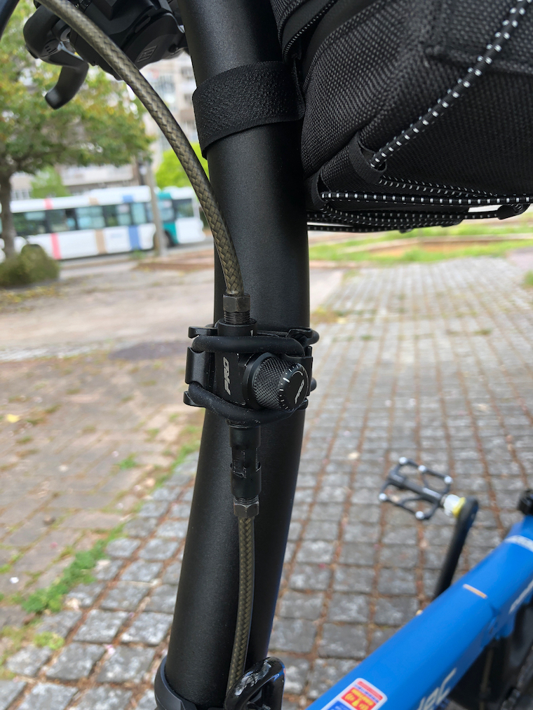 自転車　折りたたみ自転車　ミニベロ　カスタム　パーツ　油圧　ディスクブレーキ　OUTBRAKER　ABS