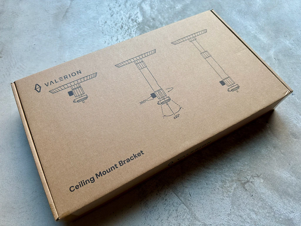 Valerion　天吊り金具　パッケージ